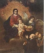 MURILLO, Bartolome Esteban The Infant Jesus Distributing Bread to Pilgrims sg Sweden oil painting reproduction
